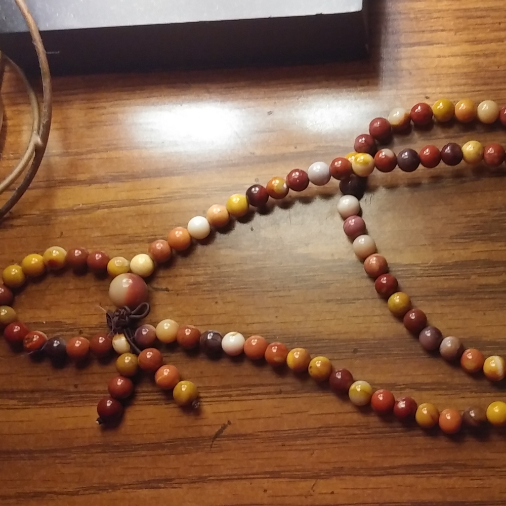 Bloodstone prayer beaded mala